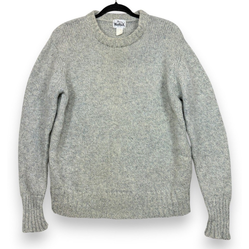 Vintage Woolrich Crewneck Sweater Mens XL Gray Knit‎ Pullover 80s 90s USA Made